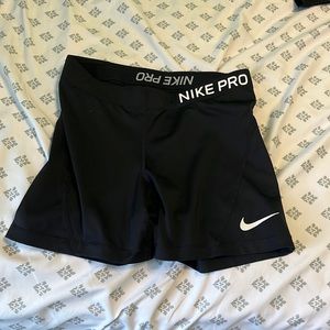 Nike pro spandex/ athletic shorts in size women’s Medium
